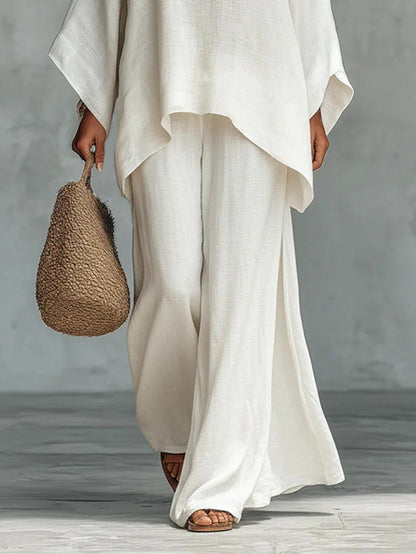 Oversized Wide Leg Two Piece Set