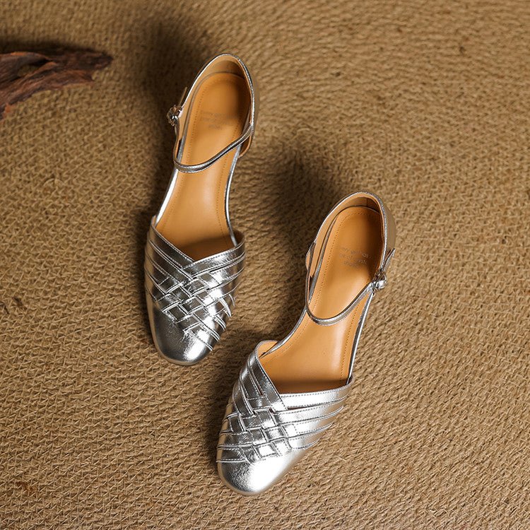 Women's Ankle Strap Block Heel Sandals
