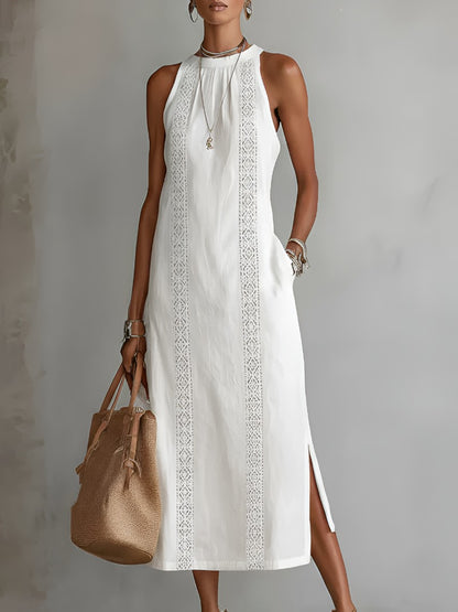 Midi Dress - White