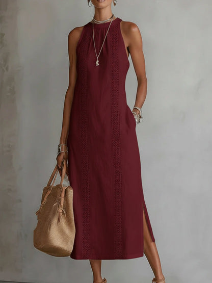 Midi Dress - Red