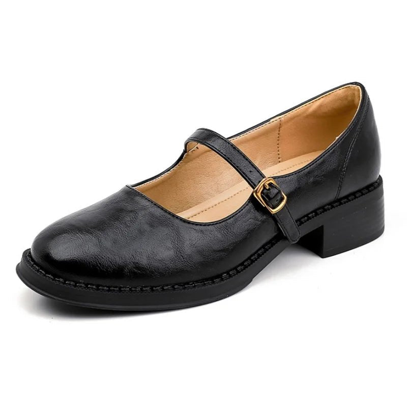 Women's Leather Mary Jane Shoes