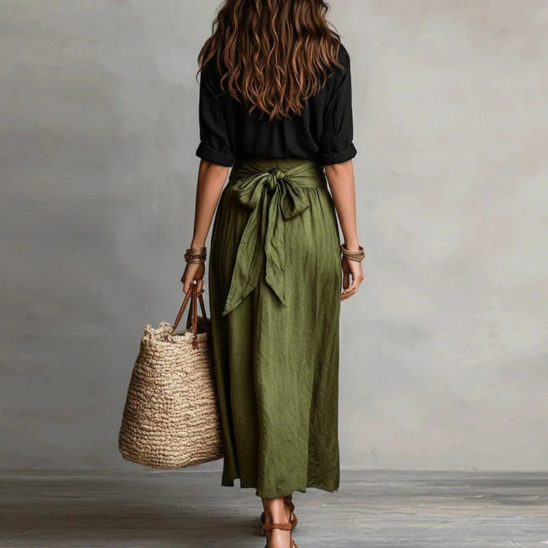 Midi Skirt Two Piece Set