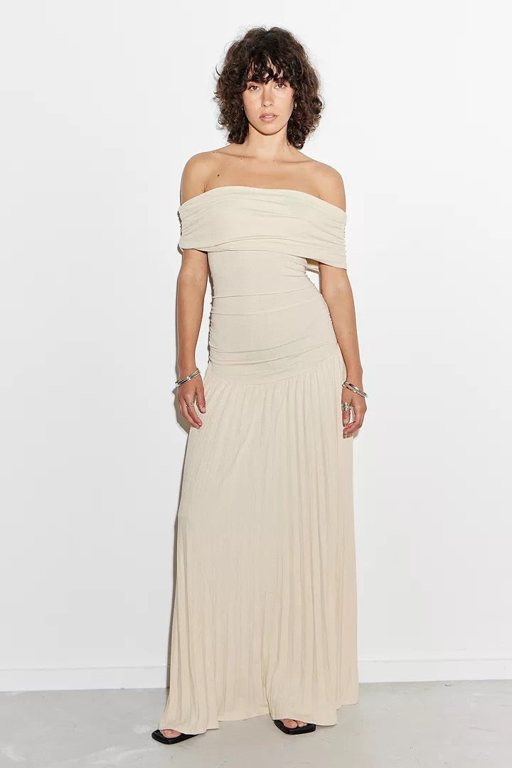 Formal Off Shoulder Maxi Dress