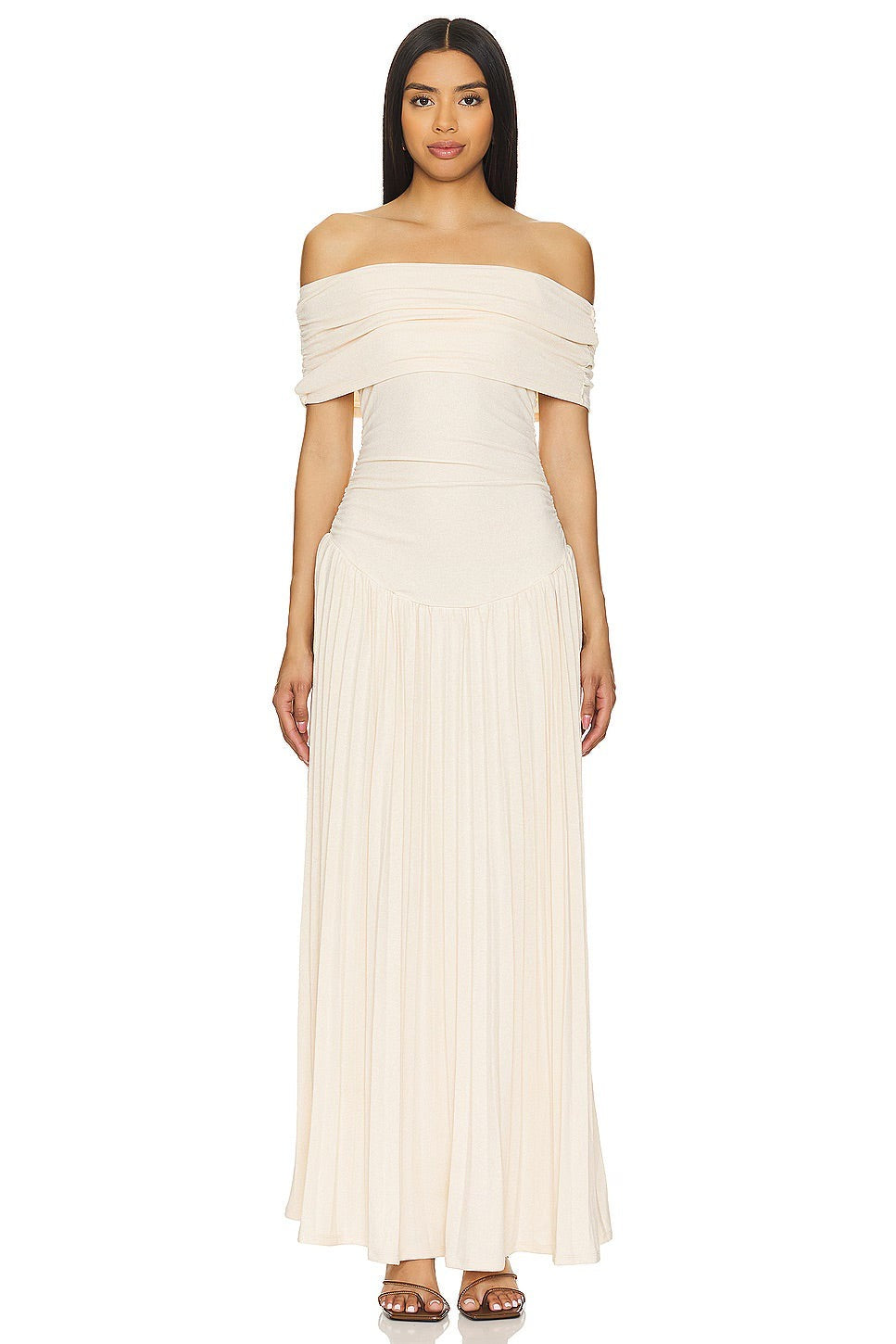 Formal Off Shoulder Maxi Dress