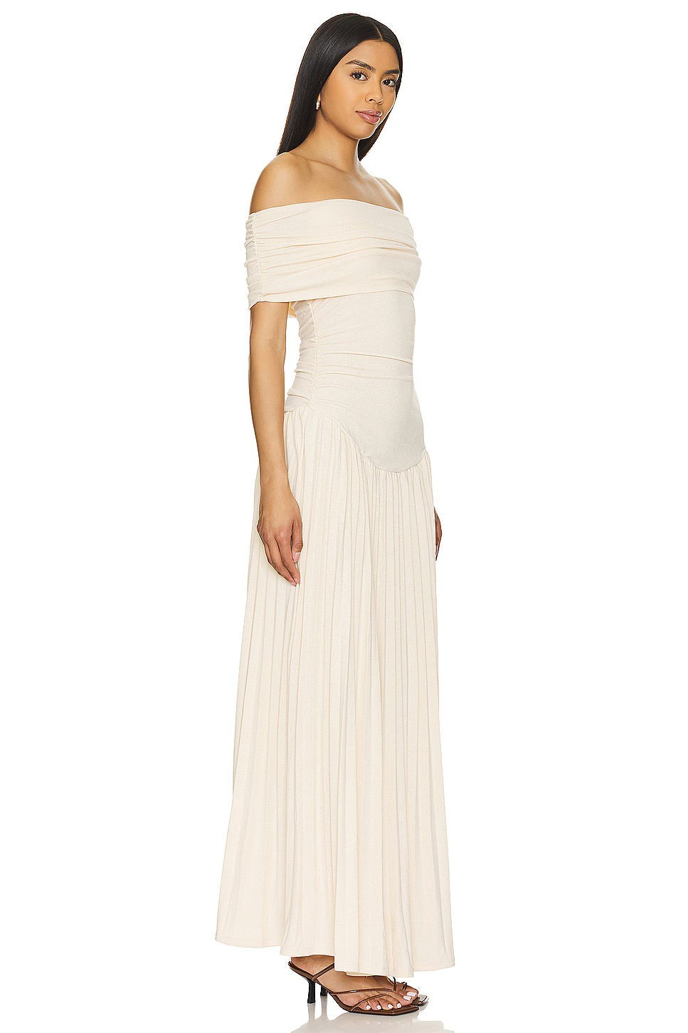 Formal Off Shoulder Maxi Dress