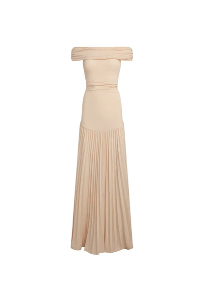 Formal Off Shoulder Maxi Dress