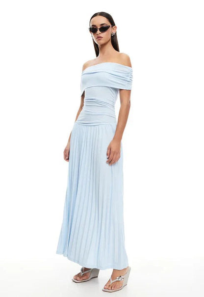 Formal Off Shoulder Maxi Dress