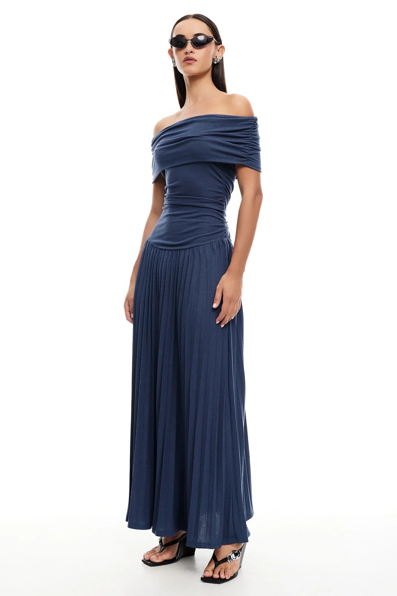 Formal Off Shoulder Maxi Dress