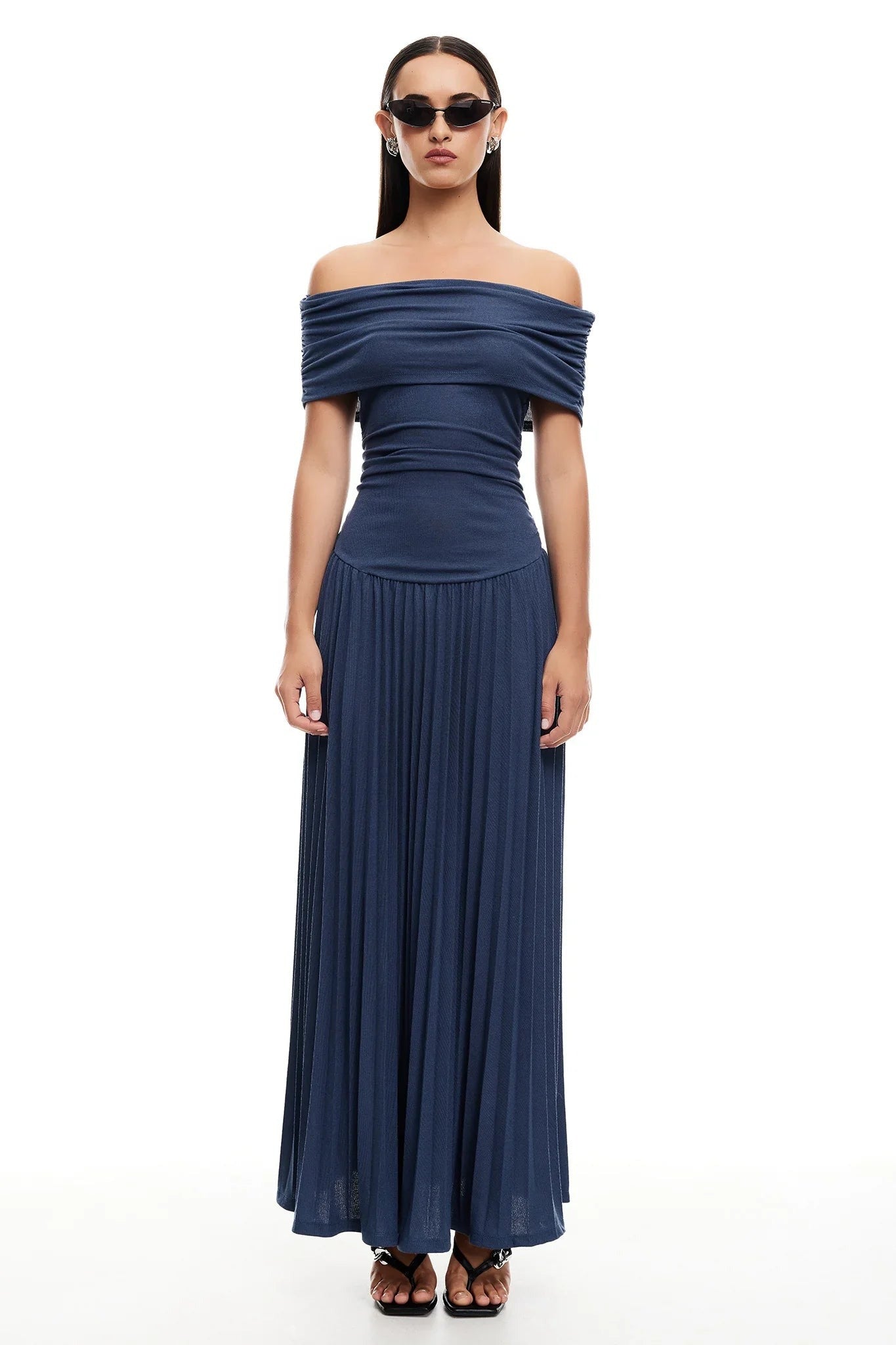 Formal Off Shoulder Maxi Dress
