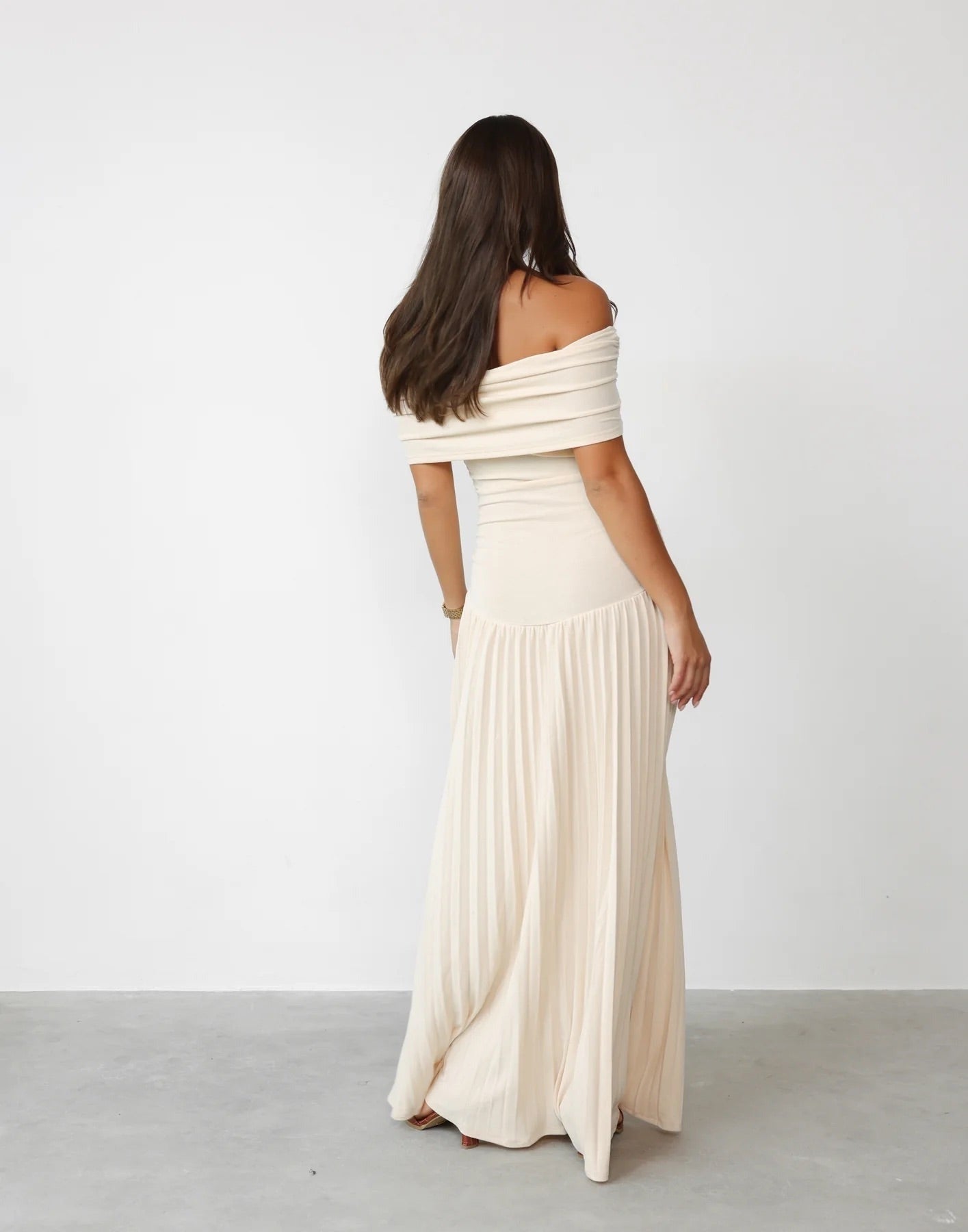 Formal Off Shoulder Maxi Dress
