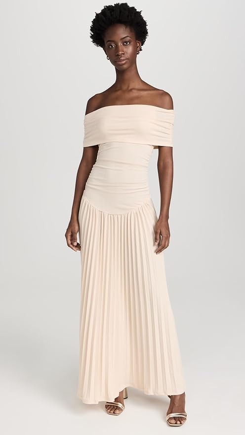 Formal Off Shoulder Maxi Dress