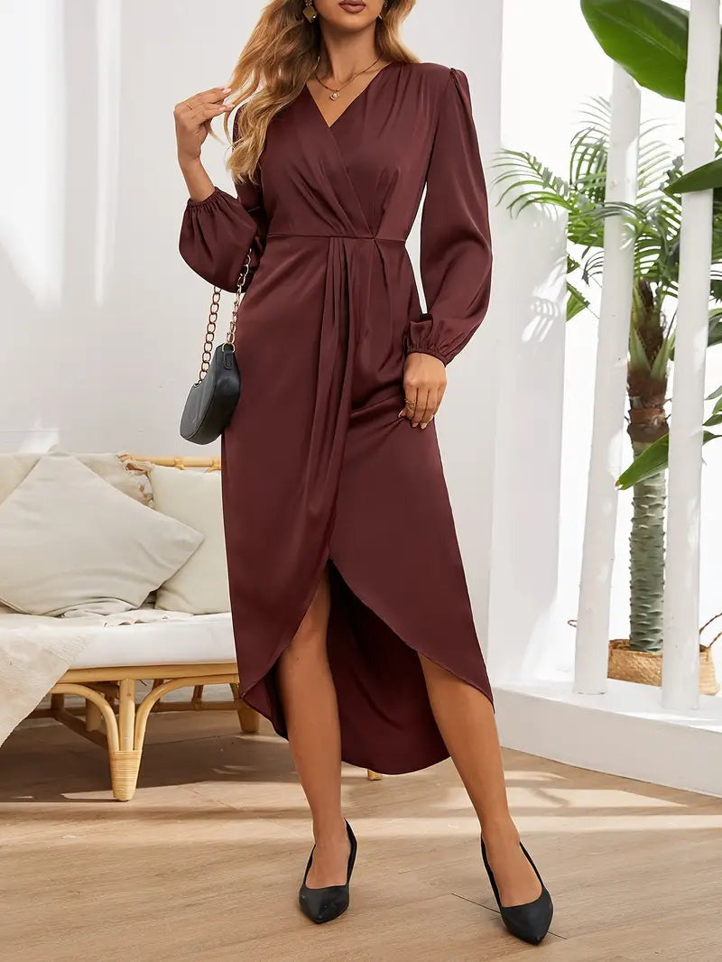 Wrap Midi Dress