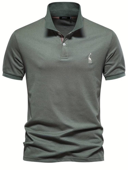 Short Sleeve Polo Shirt - Army Green