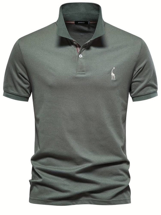 Short Sleeve Polo Shirt - Army Green