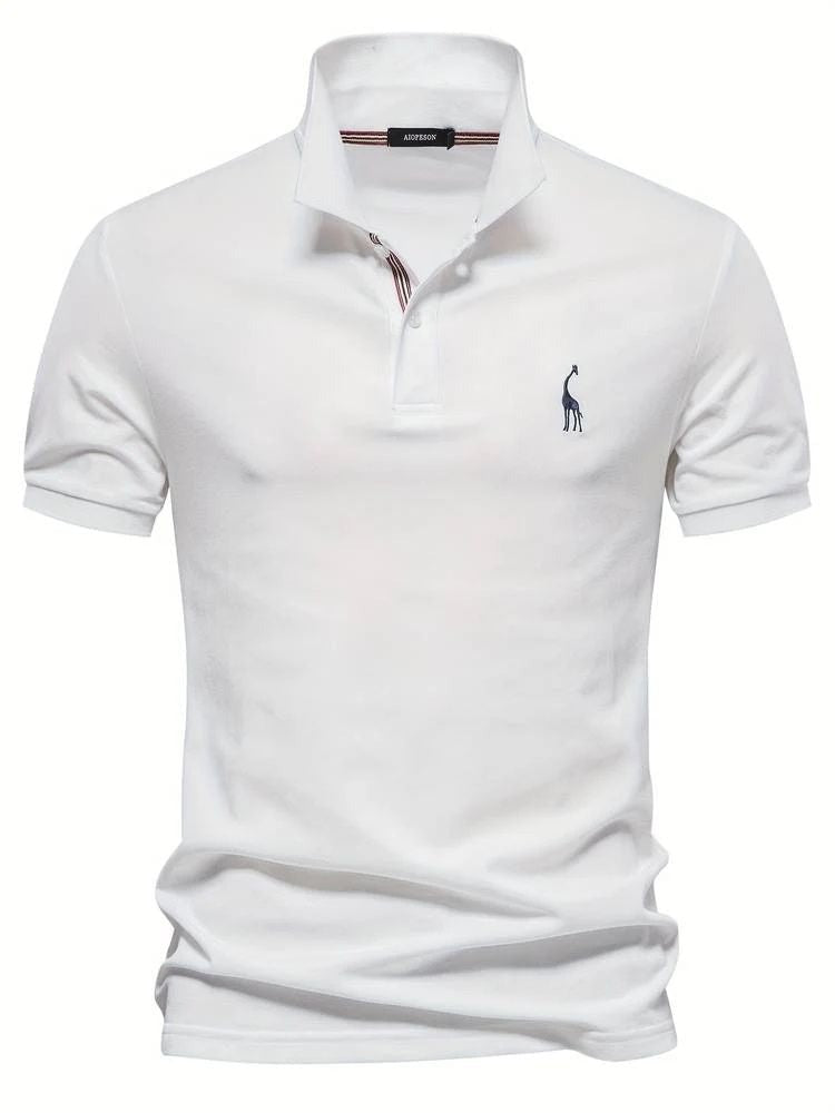 Short Sleeve Polo Shirt - White