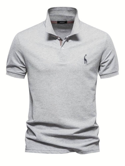 Short Sleeve Polo Shirt - Gray