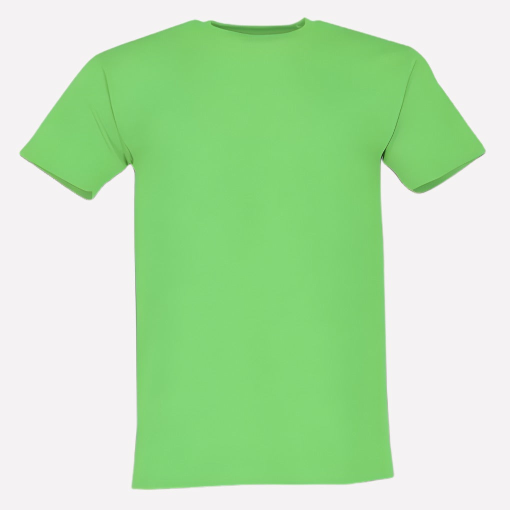 Crew Neck T Shirt - Lime
