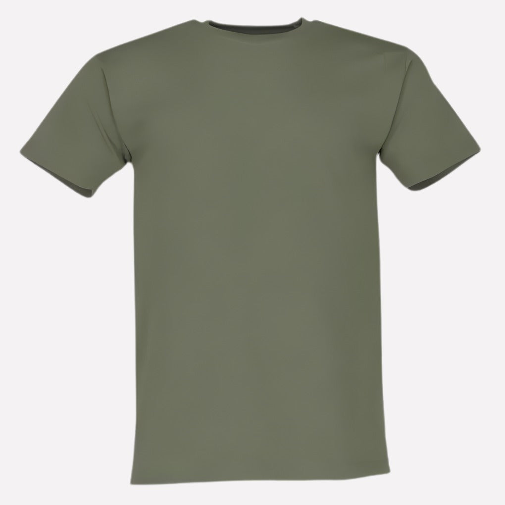 Crew Neck T Shirt - Olive