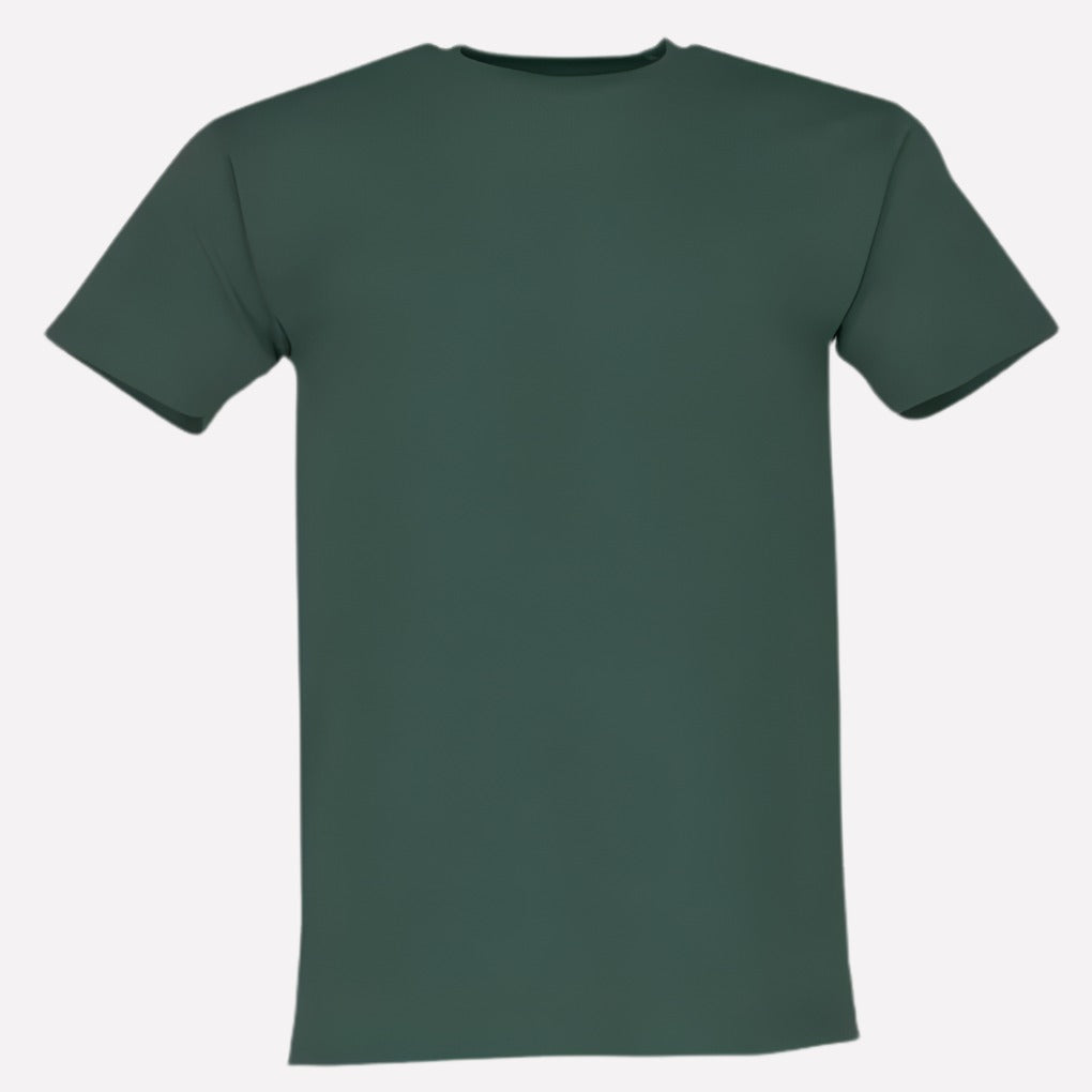 Crew Neck T Shirt - Bottle Green