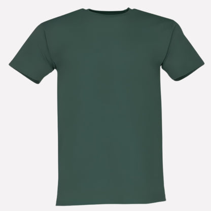 Crew Neck T Shirt - Bottle Green