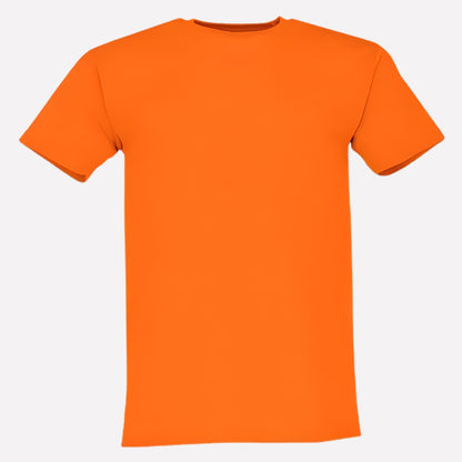 Crew Neck T Shirt - Orange
