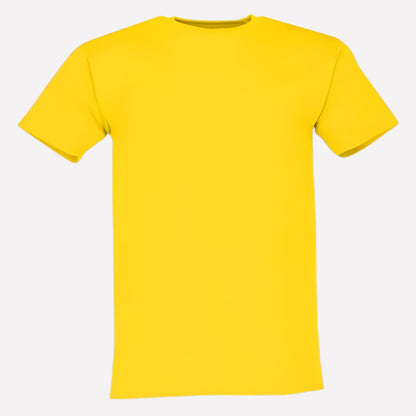 Crew Neck T Shirt - Yellow