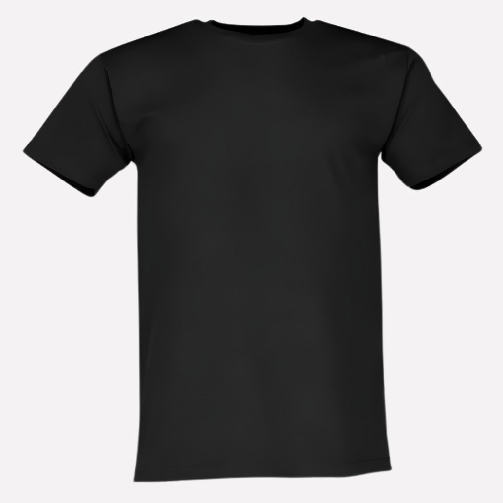 Crew Neck T Shirt - Black