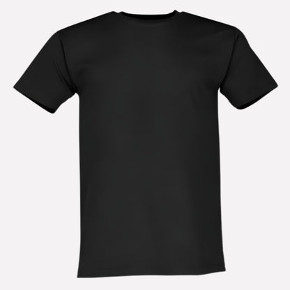 Crew Neck T Shirt - Black