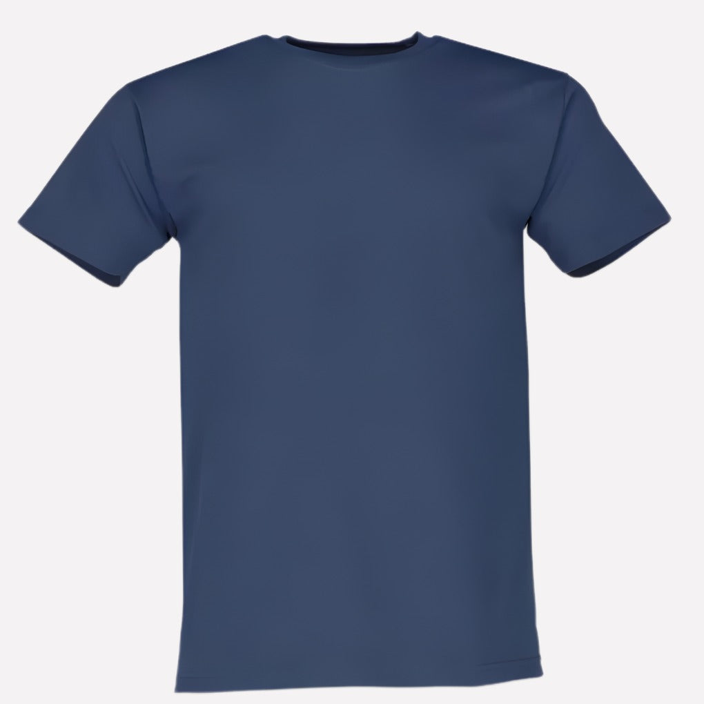 Crew Neck T Shirt - Navy