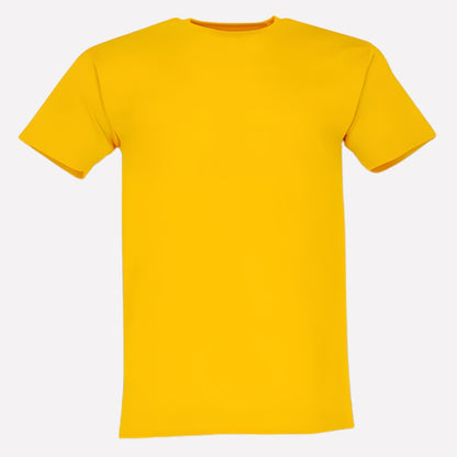 Crew Neck T Shirt - Sunflower Yellow