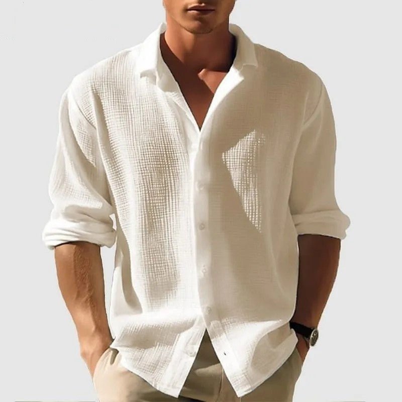 Men's Shirt - Cream