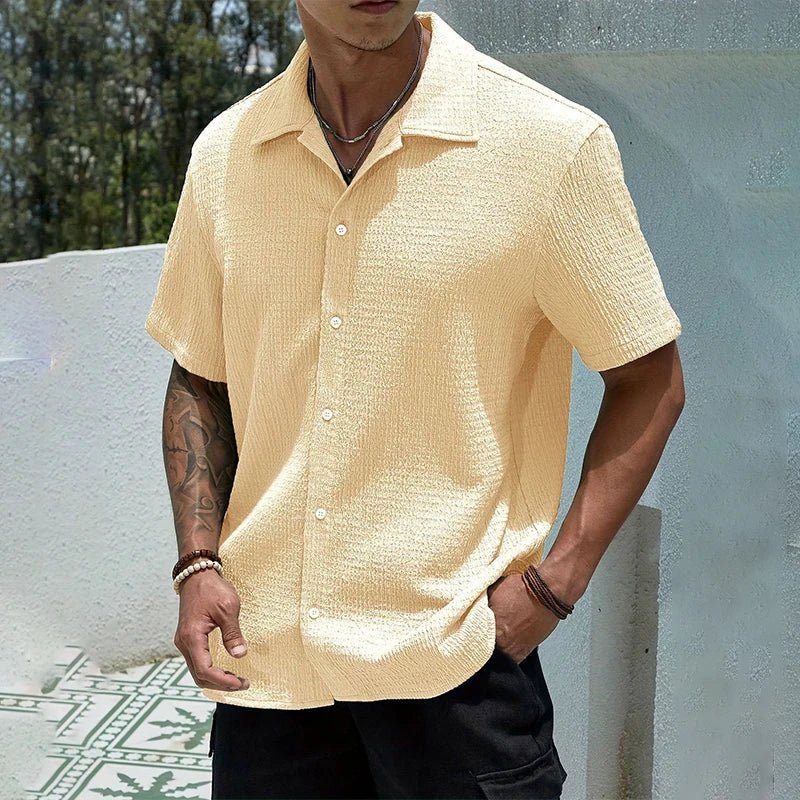Men's Short-Sleeve Shirt - Khaki