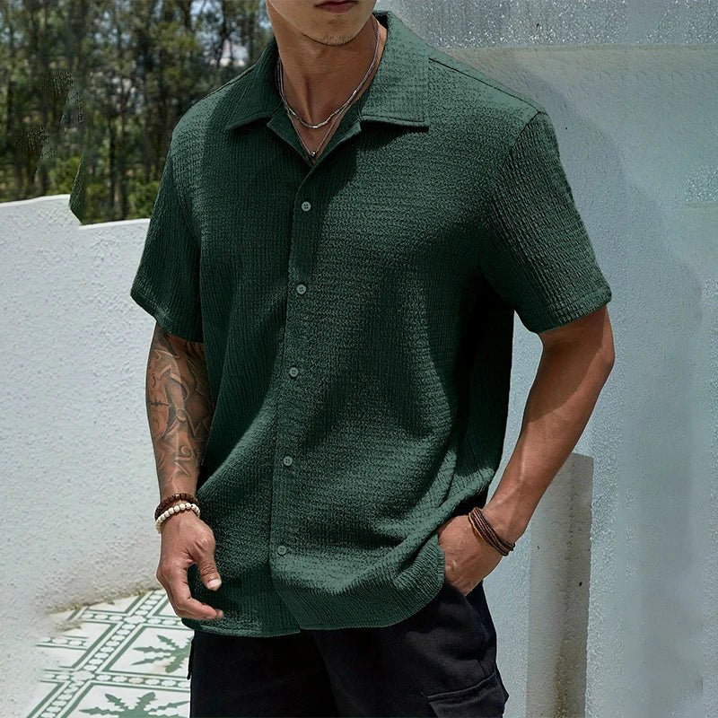 Men's Short-Sleeve Shirt - Green