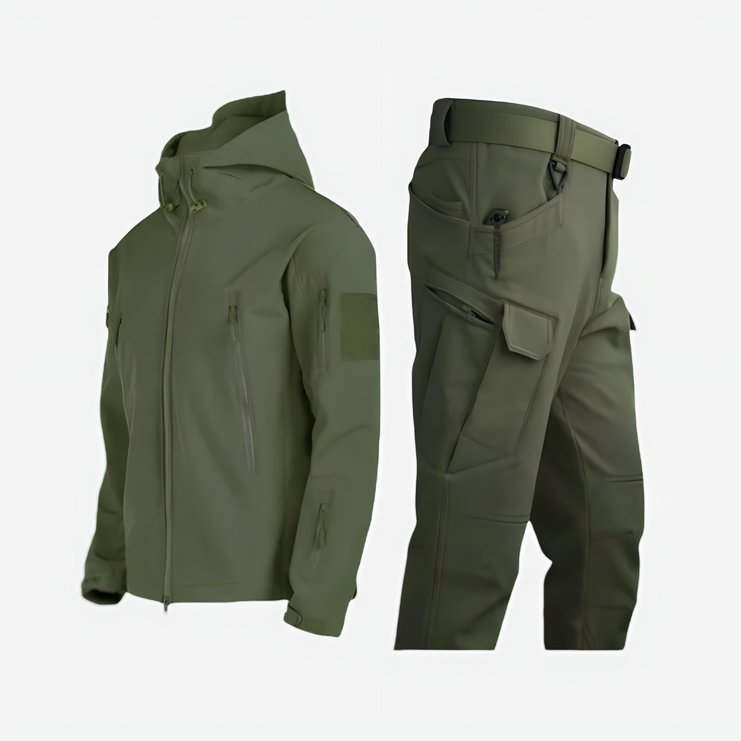 Waterproof Rain Suit Two Piece Set - Green