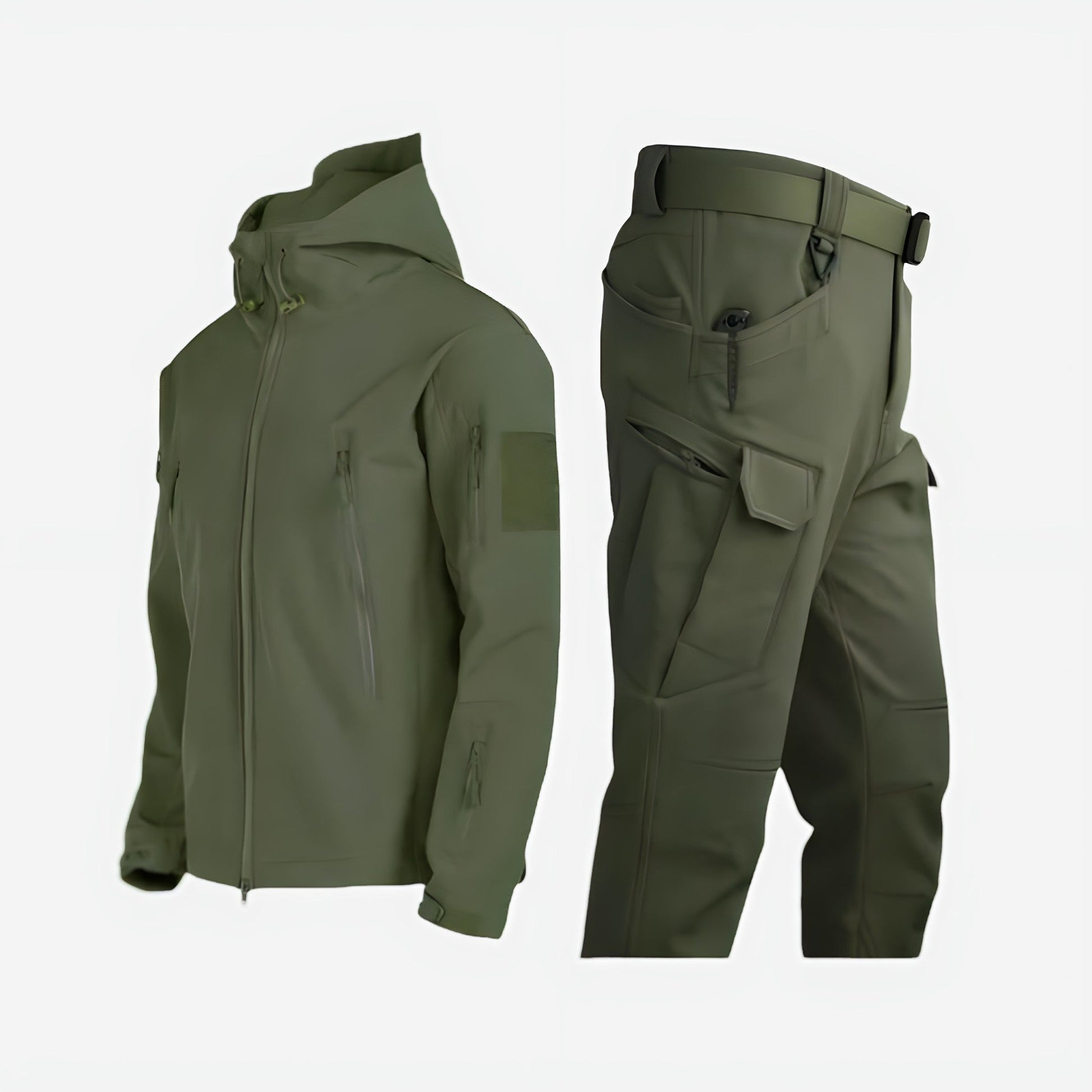 Waterproof Rain Suit Two Piece Set - Green