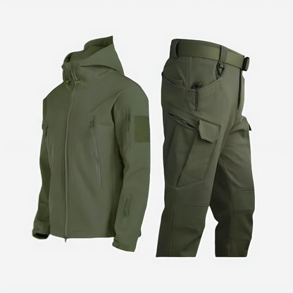 Waterproof Rain Suit Two Piece Set - Green