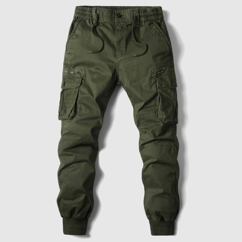 Casual Cargo Jogger Pants - Green