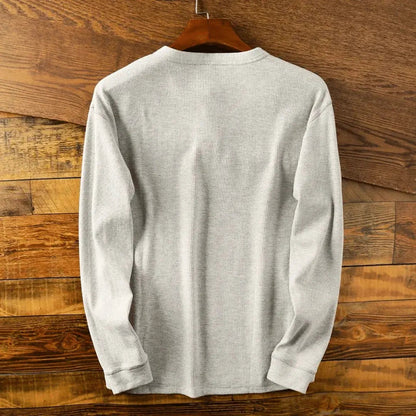 Long Sleeve Henley Shirt