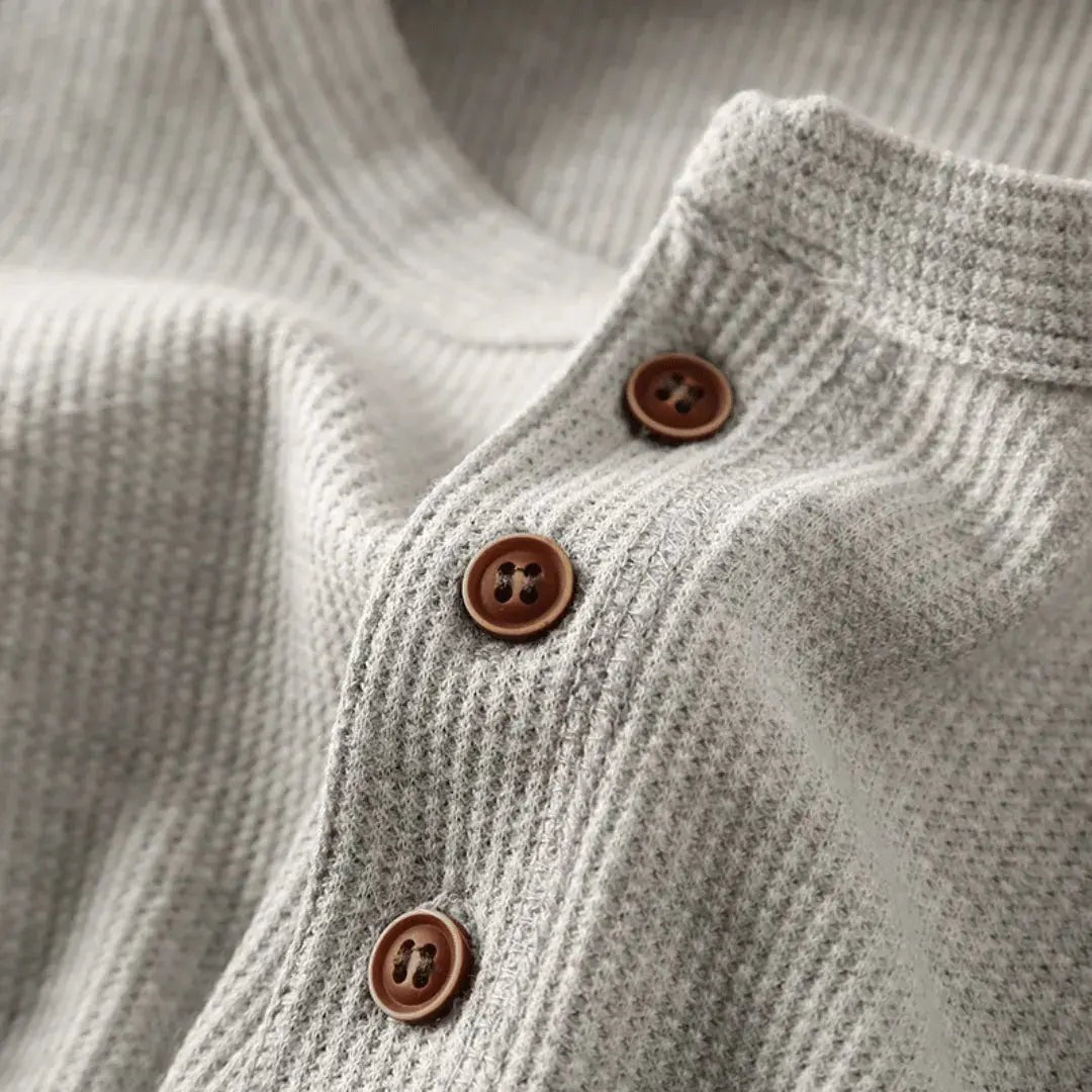 Long Sleeve Henley Shirt