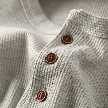 Long Sleeve Henley Shirt