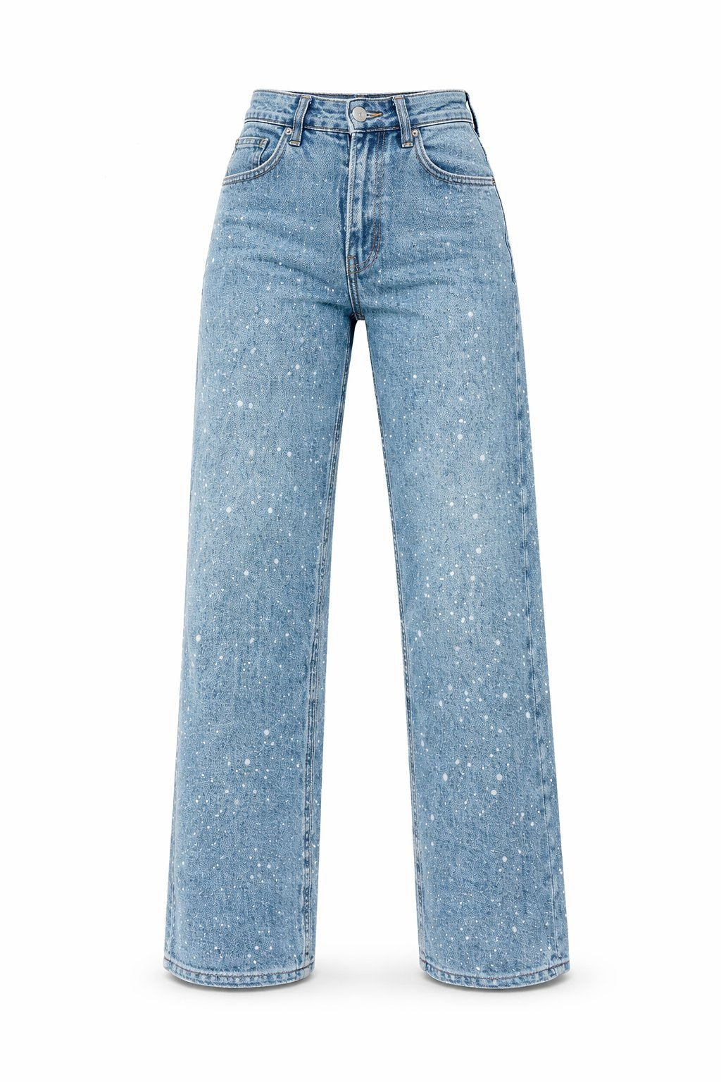 Women's High-Waisted Wide-Leg Jeans