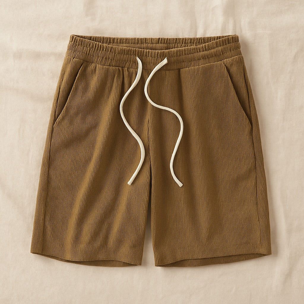 High Waisted Shorts - Brown