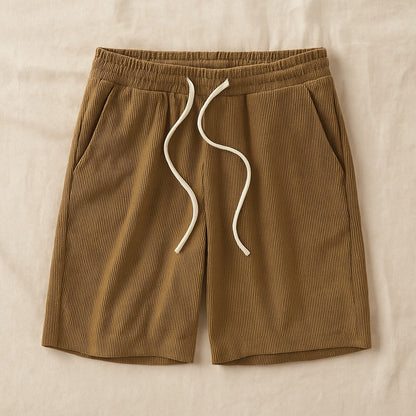 High Waisted Shorts - Brown