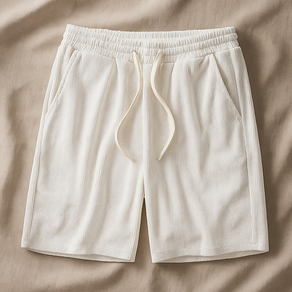 High Waisted Shorts - White