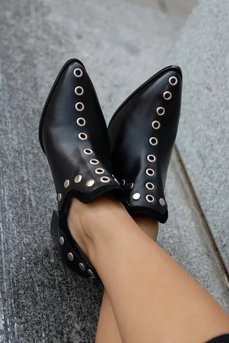 Block Heel Ankle Boots