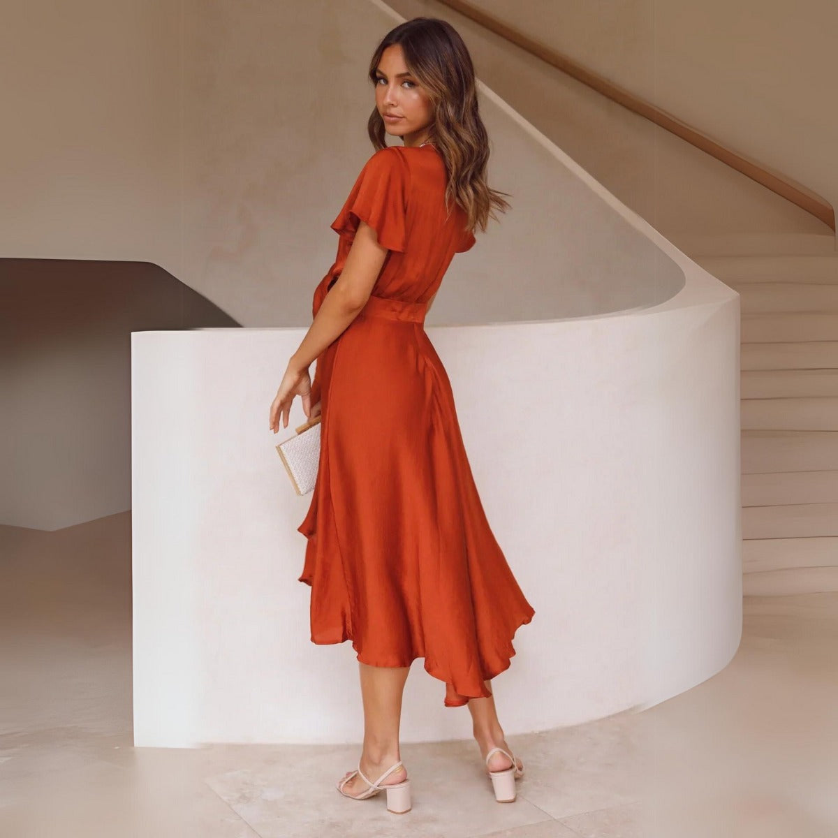 Wedding Guest Midi Dress