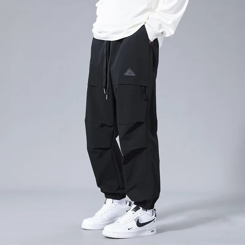 Men's Cargo Joggers - Black