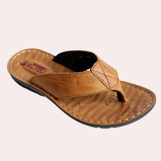 Orthopedic Flip Flop Sandals - Light Brown