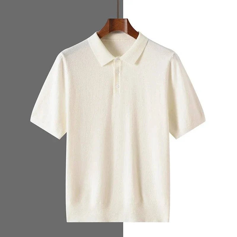Short Sleeve Polo Shirt - White