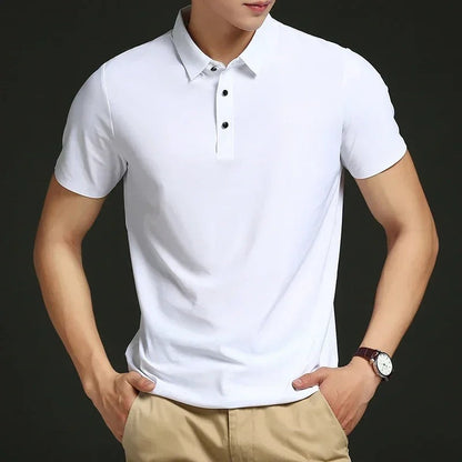 Short Sleeve Polo Shirt - White